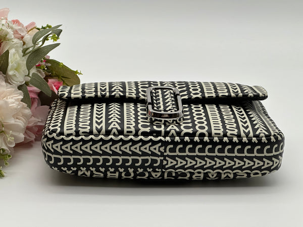 Authentic Marc Jacobs Monogram Lamb Leather Shoulder Bag