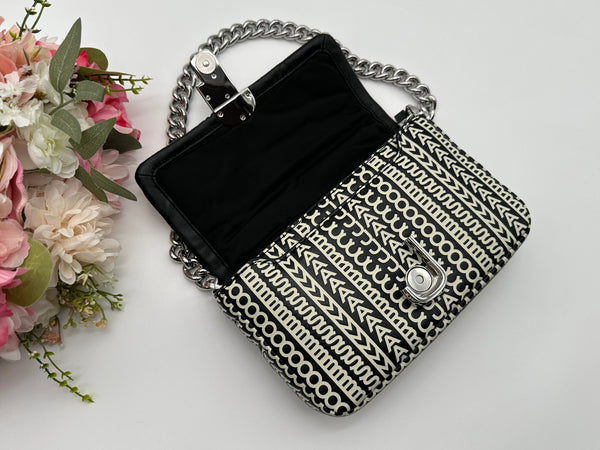 Authentic Marc Jacobs Monogram Lamb Leather Shoulder Bag