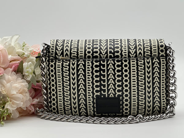 Authentic Marc Jacobs Monogram Lamb Leather Shoulder Bag