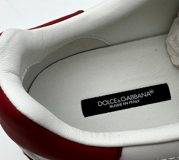 Authentic Dolce & Gabbana Calfskin Nappa Portofino Men’s Sneakers