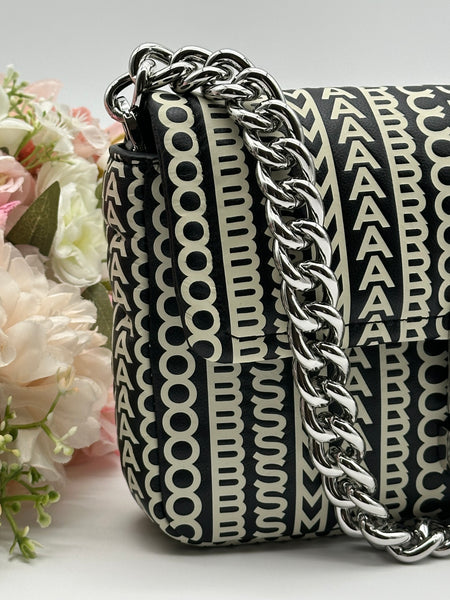 Authentic Marc Jacobs Monogram Lamb Leather Shoulder Bag