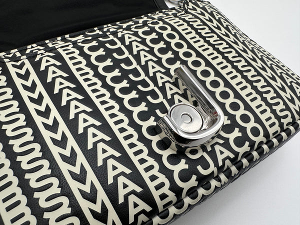 Authentic Marc Jacobs Monogram Lamb Leather Shoulder Bag