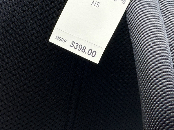 Michael Kors Men’s Front Pocket Black Leather Backpack