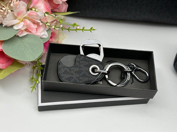 Michael Kors Black Logo Bottle Opener Key Ring