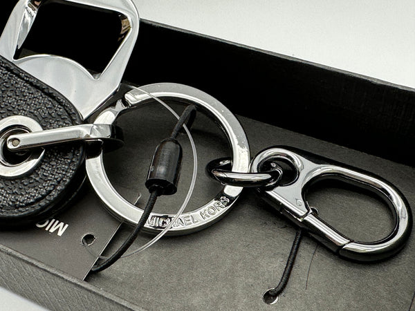 Michael Kors Black Logo Bottle Opener Key Ring