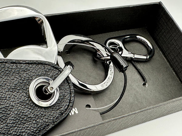 Michael Kors Black Logo Bottle Opener Key Ring