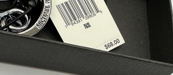 Michael Kors Black Logo Bottle Opener Key Ring