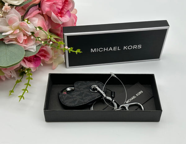 Michael Kors Black Logo Bottle Opener Key Ring