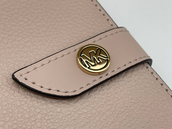 Michael Kors Medium Studded Pebbled Leather Notebook