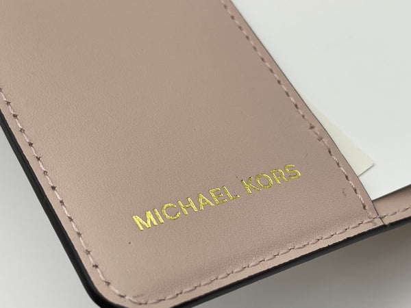 Michael Kors Medium Studded Pebbled Leather Notebook