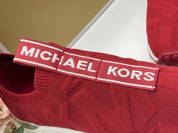 Michael Kors Women's Sneaker Bodie MK Logo Trainer Size 7