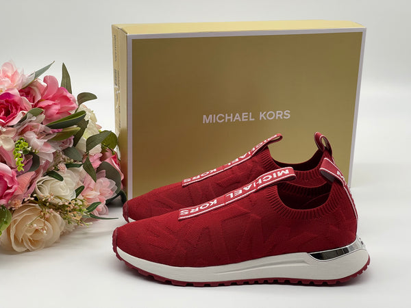 Michael Kors Women's Sneaker Bodie MK Logo Trainer Size 7