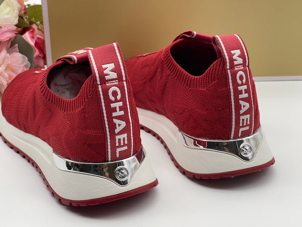 Michael Kors Women's Sneaker Bodie MK Logo Trainer Size 7