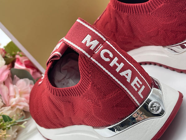 Michael Kors Women's Sneaker Bodie MK Logo Trainer Size 7