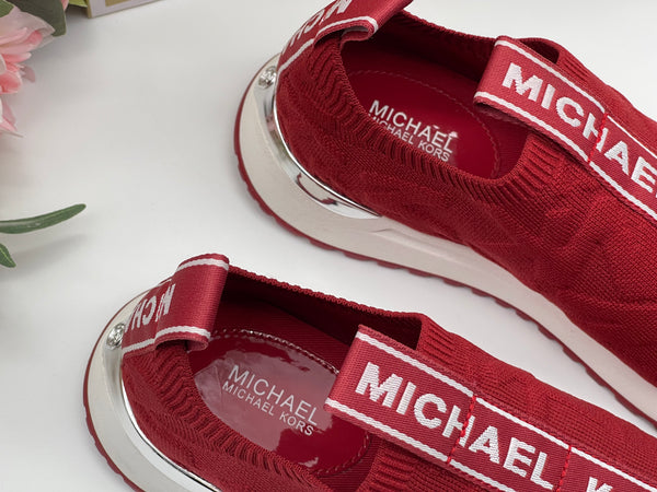 Michael Kors Women's Sneaker Bodie MK Logo Trainer Size 7