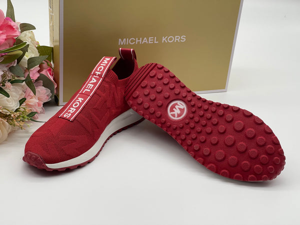 Michael Kors Women's Sneaker Bodie MK Logo Trainer Size 7