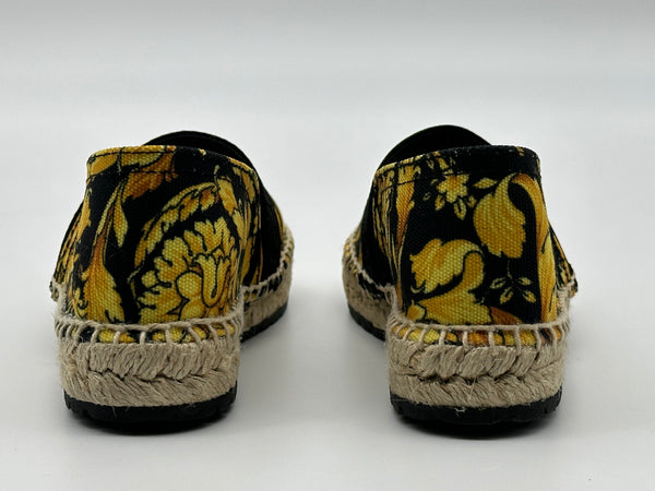 Authentic Versace Kids Barocco-Print Espadrille Shoes
