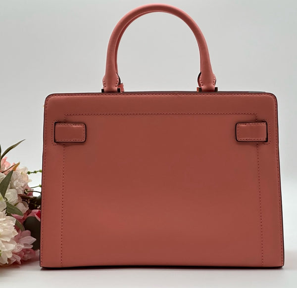 Michael Kors Medium Studded Saffiano Leather Satchel