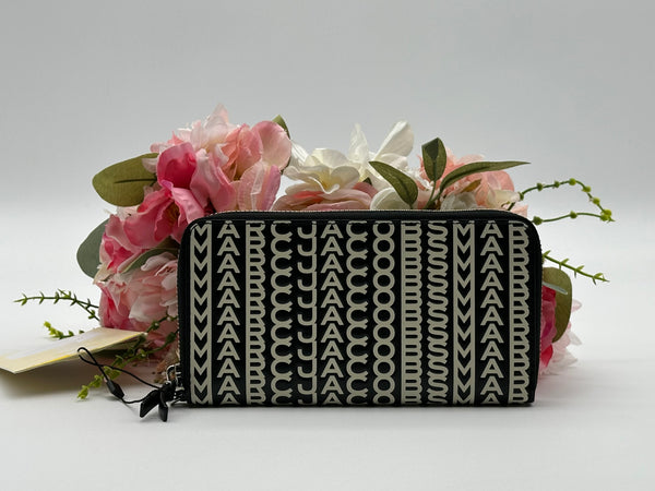 Authentic Marc Jacobs Monogram Leather Continental Wallet
