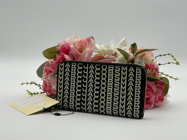 Authentic Marc Jacobs Monogram Leather Continental Wallet