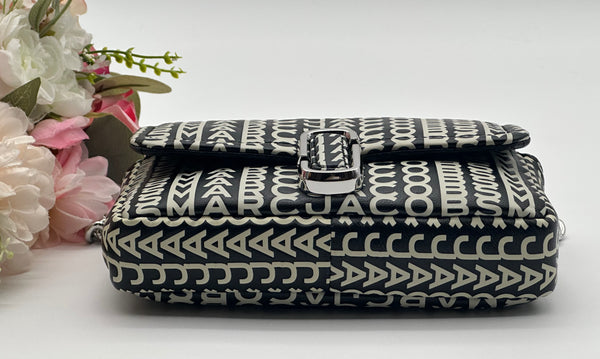 Authentic Marc Jacobs Monogram Lamb Leather Mini Crossbody Bag