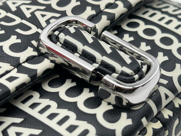 Authentic Marc Jacobs Monogram Lamb Leather Mini Crossbody Bag