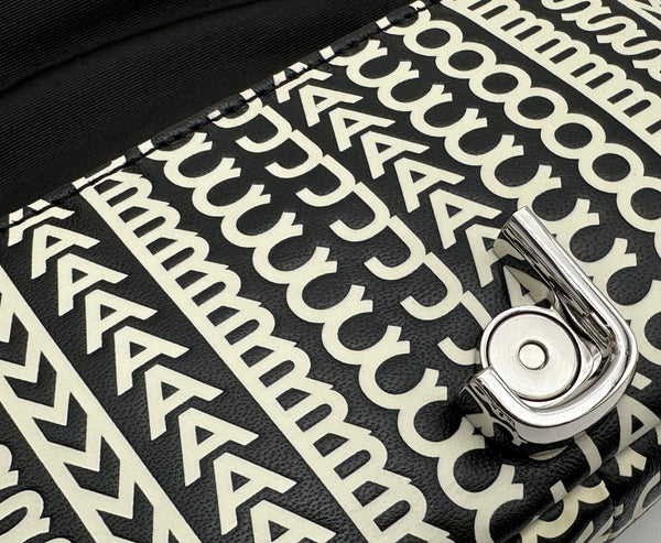 Authentic Marc Jacobs Monogram Lamb Leather Mini Crossbody Bag