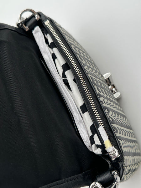 Authentic Marc Jacobs Monogram Lamb Leather Mini Crossbody Bag