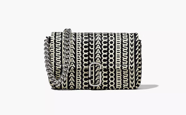 Authentic Marc Jacobs Monogram Lamb Leather Mini Crossbody Bag