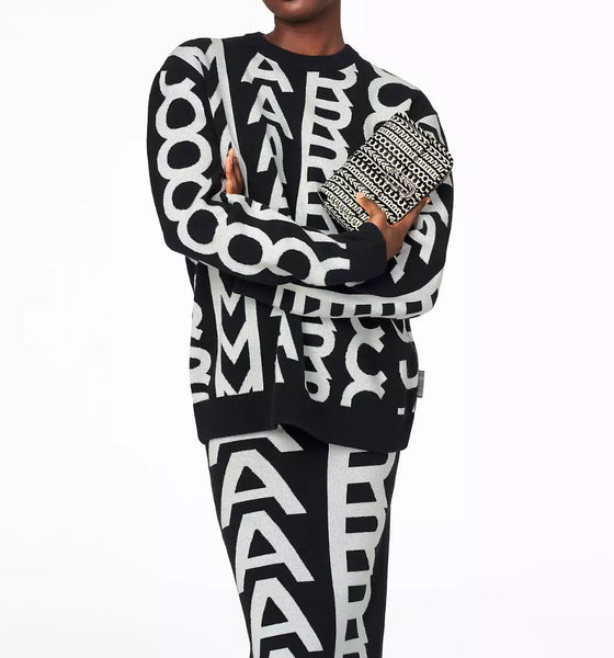 Authentic Marc Jacobs Monogram Lamb Leather Mini Crossbody Bag