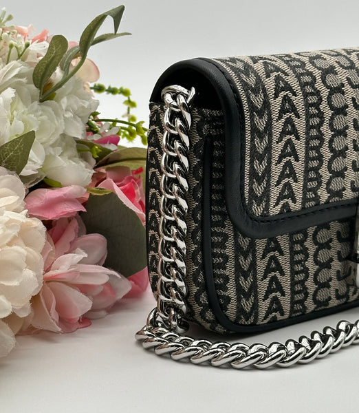 Authentic Marc Jacobs Monogram Mini Crossbody Bag