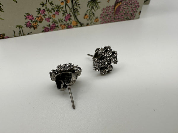 Authentic Tory Burch Roxanne Chain Bracelet And Stud Earring Set