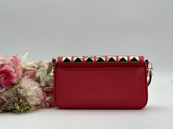 Michael Kors Bradshaw Studded Leather Shoulder Bag