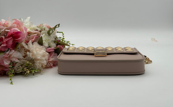 Michael Kors Bradshaw Studded Leather Shoulder Bag