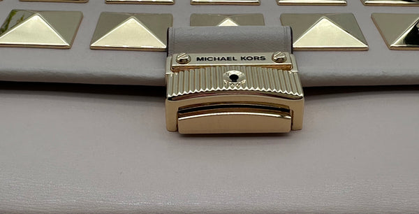 Michael Kors Bradshaw Studded Leather Shoulder Bag