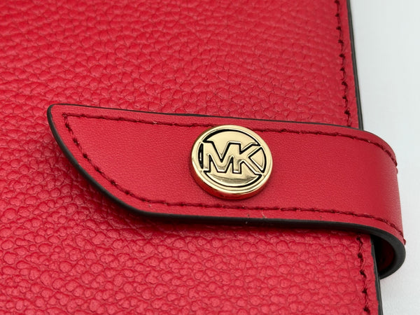 Michael Kors Medium Studded Pebbled Leather Notebook