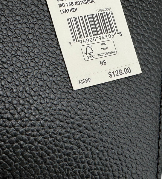 Michael Kors Medium Studded Pebbled Leather Notebook