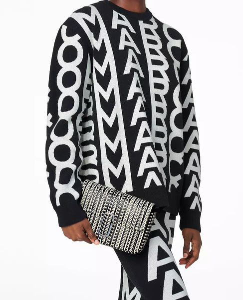 Authentic Marc Jacobs Monogram Lamb Leather Shoulder Bag