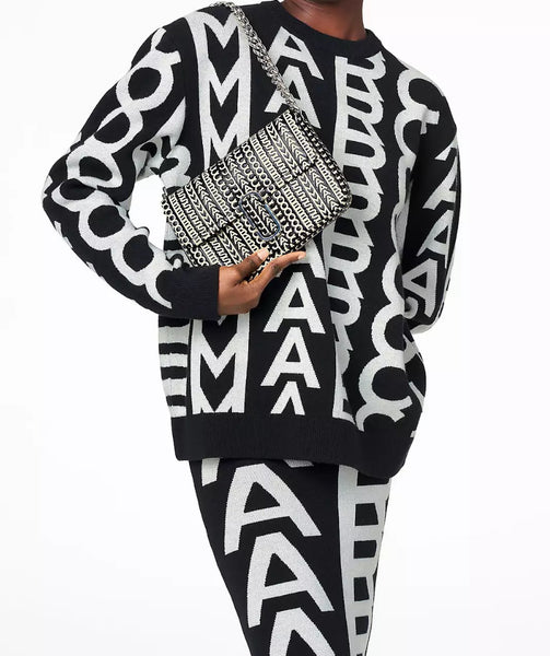 Authentic Marc Jacobs Monogram Lamb Leather Shoulder Bag