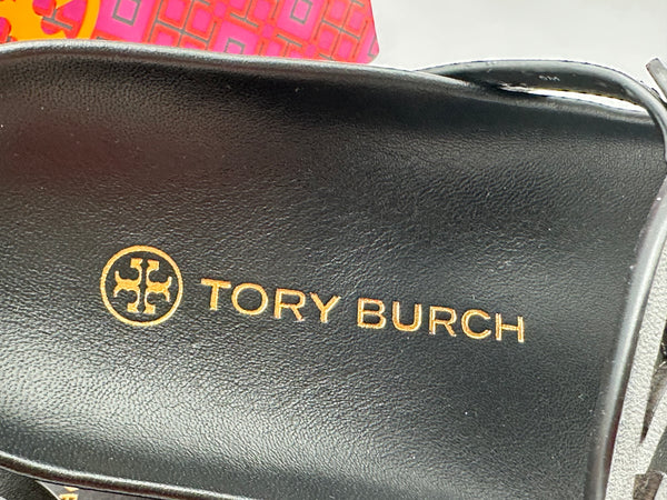 Authentic Tory Burch Women’s Black Miller Cloud Thong Sandals  Size US 5