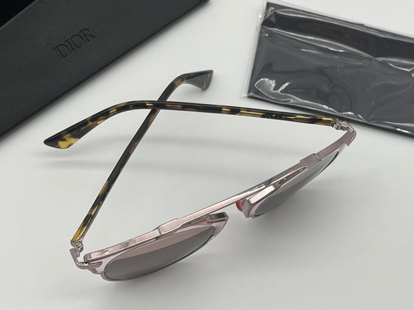 Authentic CHRISTIAN DIOR Pink Blonde/Havana Brown Acetate So Real Brow Bar Sunglasses