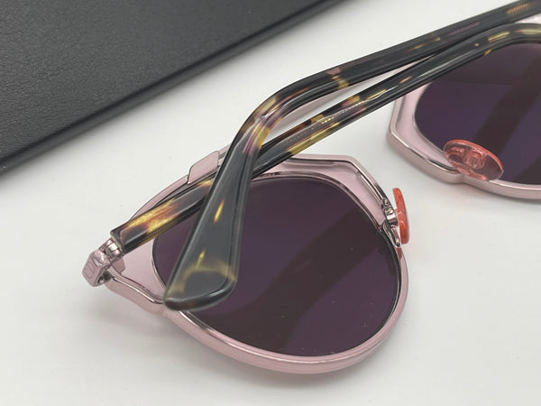 Authentic CHRISTIAN DIOR Pink Blonde/Havana Brown Acetate So Real Brow Bar Sunglasses