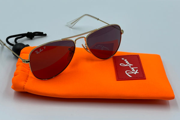 Authentic Kids Ray Ban Aviator Sunglasses 7