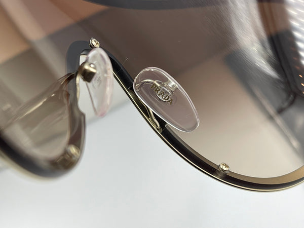 Authentic Prada Catwalk Fashion Shield Sunglasses