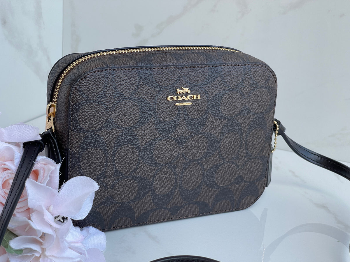 Coach Mini camera bag black brown 