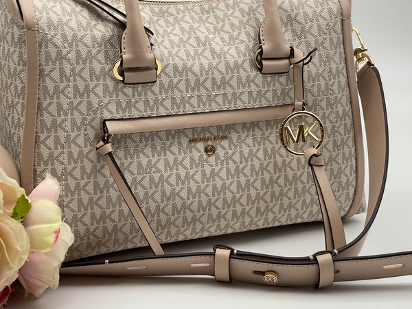 Michael Kors Carine Logo Large Satchel
