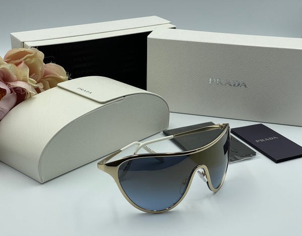 Authentic Prada Catwalk Fashion Shield Sunglasses