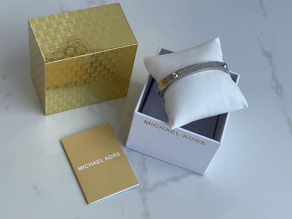 Michael Kors Heritage Astor Pave Hinged Bracelet