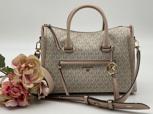 Michael Kors Carine Logo Large Satchel