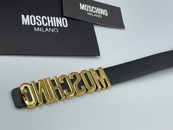 Authentic Moschino Women's Leather Belt